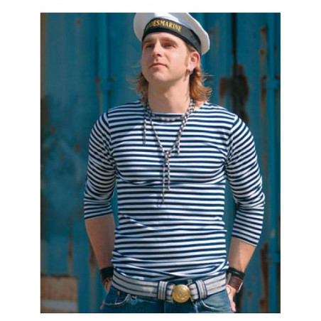 T Shirt Marinière Armée Russe. Bleu Clair ML