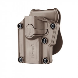 Holster Cytac UNIVERSEL Coyote - Gaucher