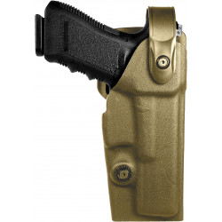 Holster droitier Vegatek Duty VKD8 tan pour GLOCK 17/19/22/23/25/31/37/38 Vega