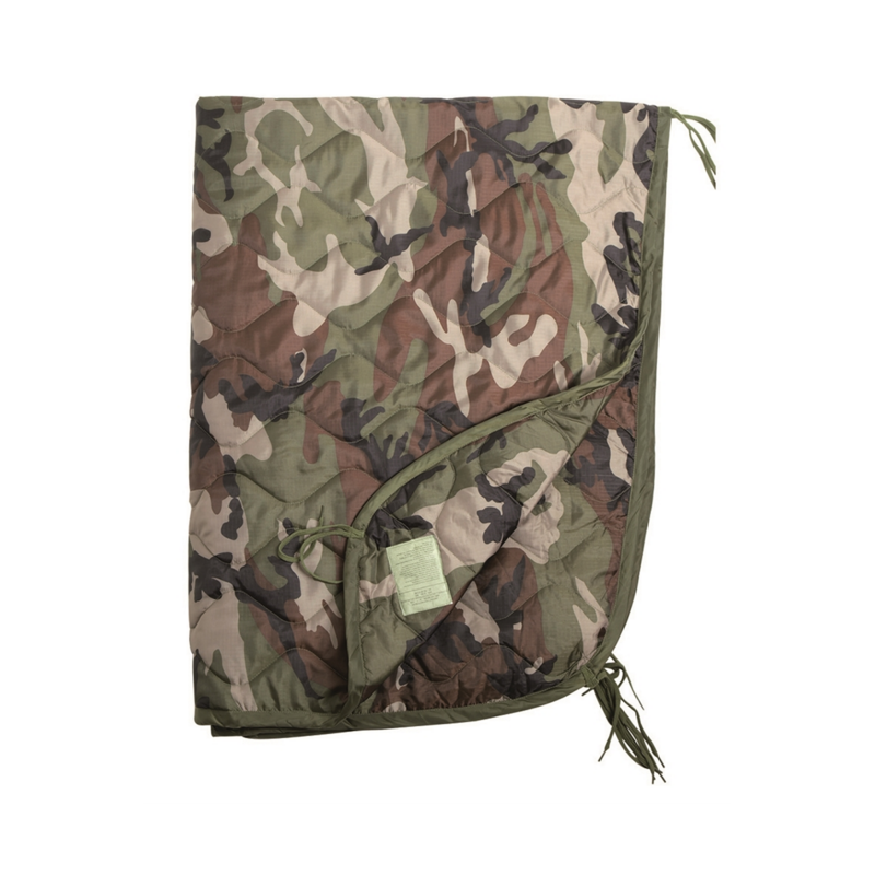 Poncho Liner Woobie Bundeswehr – Couverture Matelassée Camouflage Bw, Neuf