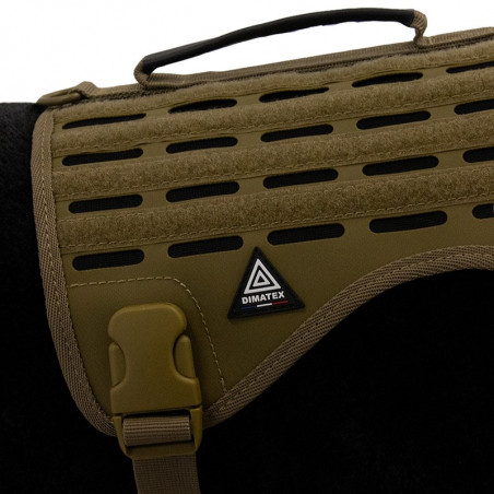 Harnais tactique TAN pour chien DRAKKEN ASSAULT - DIMATEX