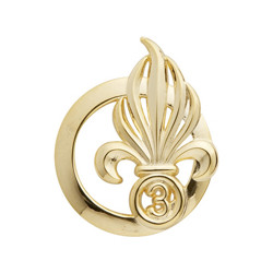 Insigne de béret doré Légion 3ème Régiment Étranger d\'Infanterie