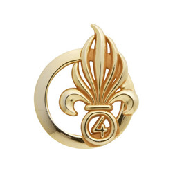 Insigne de béret doré Légion 4ème Régiment Étranger d\'Infanterie