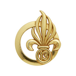 Insigne de béret doré Légion 13ème Demi-brigade de Légion Étrangère