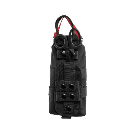 Trousse IFAK ouverture Rapide Pack avec ciseaux - Noir