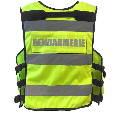 Gilet Fluo Gendarmerie avec système MOLLE