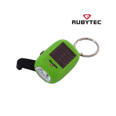 Lampe Solaire Dynamo Porte clés verte KAO Lampe Solaire Dynamo Porte clés verte KAO