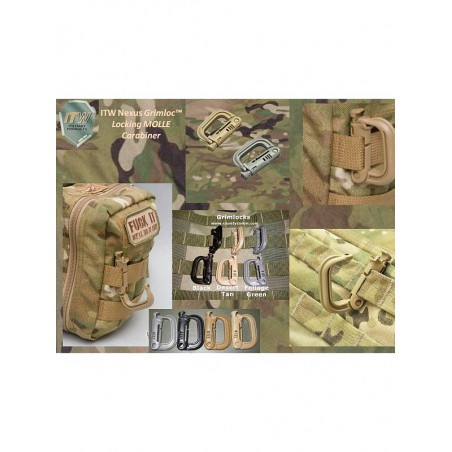 Mousqueton Grimloc Nexus ITW Noir