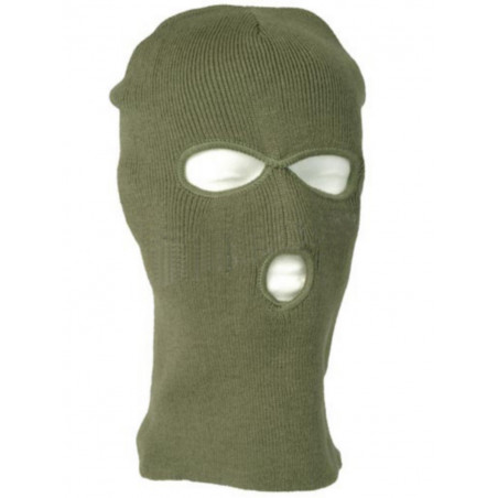 Cagoule 3 trous Vert Armée