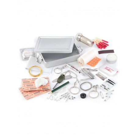 Kit de survie boite aluminium