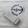 Sac Marin Toile coton blanc Marine Nationale PM