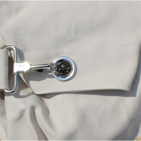 Sac Marin Toile coton blanc Marine Nationale PM