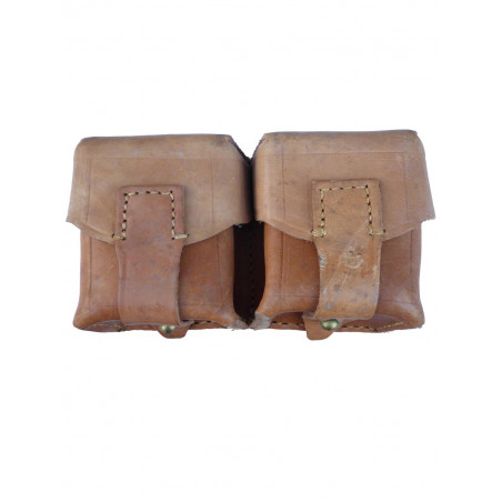 Etui pochette cuir serbe - Double